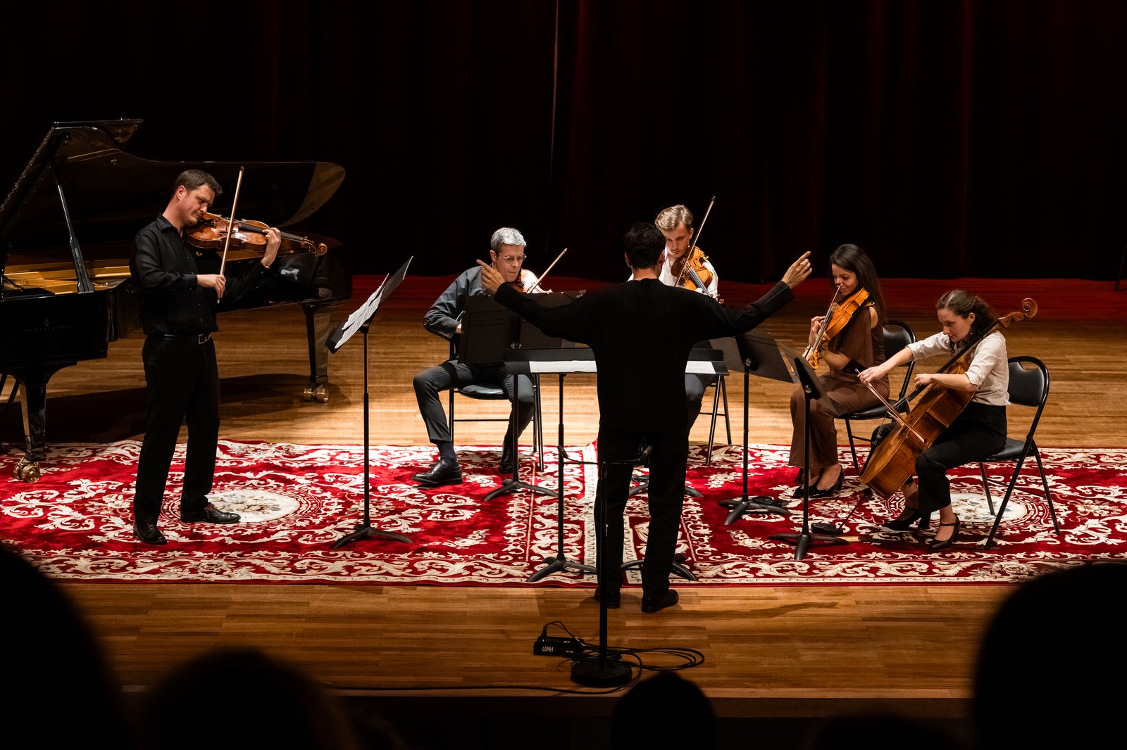 Musicien·nes de MENAT en formation de musique de chambre